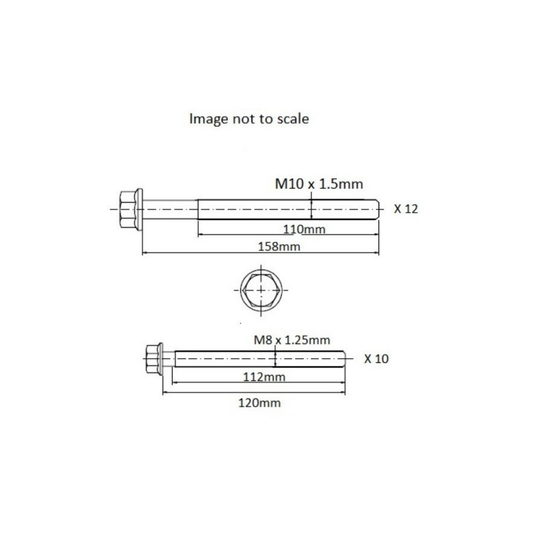 Ford/Mazda P5AT Cylinder Head Bolt Set